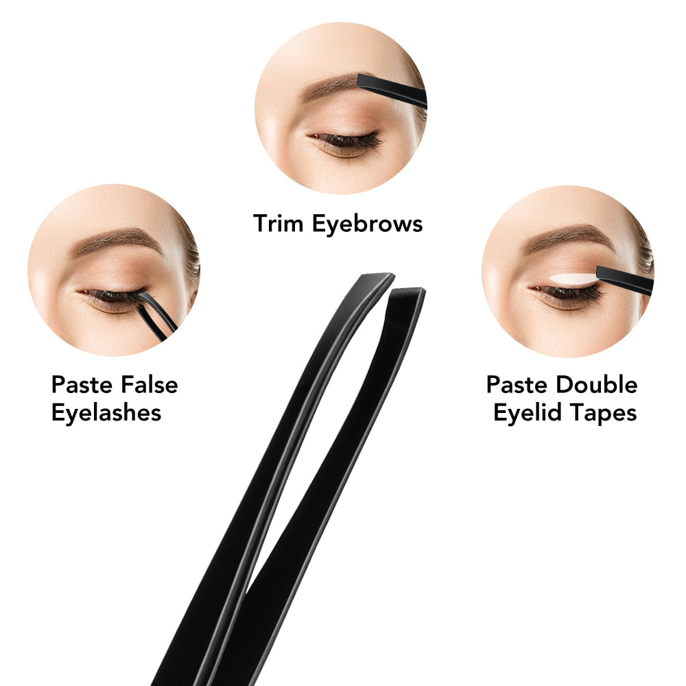 11Pcs Professional Eyebrow Trimming Tool Set By Glow Routine